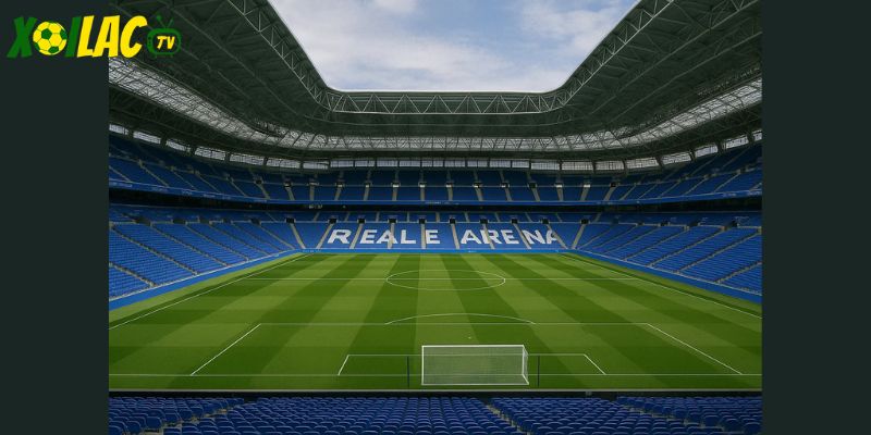 Reale Arena là điểm tựa trong trận Real Sociedad vs Real Madrid.