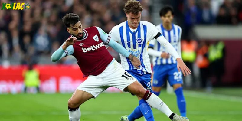 London Stadium lung linh ánh đèn trước trận West Ham United vs Brighton & Hove Albion căng thẳng